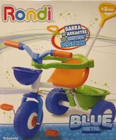 Triciclo Metal Blue y Pink con manija - Rondi - Crawling