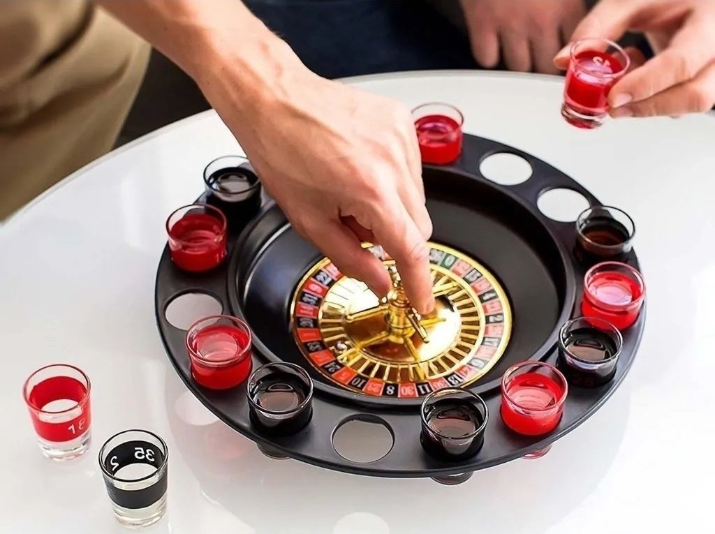 Ruleta de Tragos Drinking Roulette Set Crawling