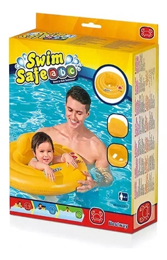 Salvavidas con 3 Aros y Asiento 69 cm Swim Safe - Bestway - Crawling