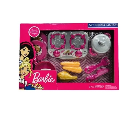 Barbie Set Cocina Fashion - Miniplay.