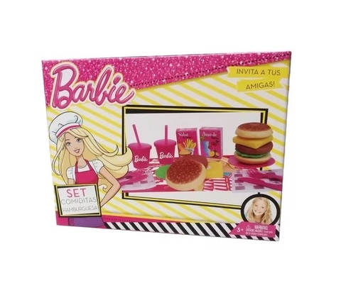 Barbie Set de comiditas Hamburguesas - Miniplay.