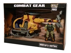 Set Militar Helicóptero + 1 Soldado - Juguetech - comprar online