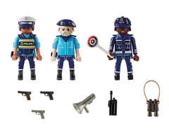 Playmobil Set 3 Figuras Policía - 70669. - comprar online
