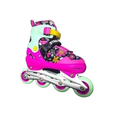 Set Rollers + Protecciones Rosa Street Runner - Isakito. en internet