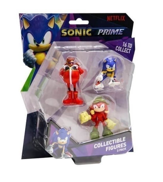 Figura Sonic Prime Muñeco Coleccionable 6cm - Juguetes Vulcanita