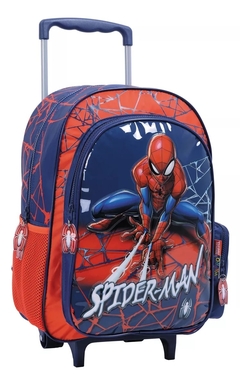 Mochila Spiderman Web 16 Pulgadas Con Carro - Wabro.