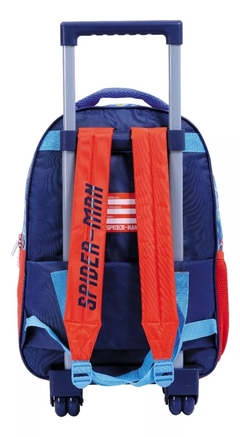 Mochila Spiderman City 17 Pulgadas Con Carro - Wabro. - comprar online