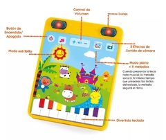 Tablet Didactica Infantil Con Actividades Luz Sonido - Ok Baby. en internet