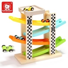 Wooden Ramp Racer. Top Bright-Magnific