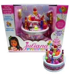 Torta De Cumpleaños Chica Con Luz y Sonido - Juliana - comprar online
