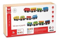 Trenes De Madera Ecologico Imantados- Magnific. - comprar online