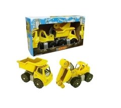 Mini Set Camion Volcador y Retro Excavadora - Duravit.