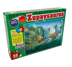 Puzzle Rompecabezas 204 piezas reversible 3d dinosaurios - Implas.
