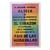 Afiche "Alicia" Mrs. Pepita + MORRIS en internet