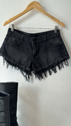 short jeans tiro bajo black talle 38 (ultimos)