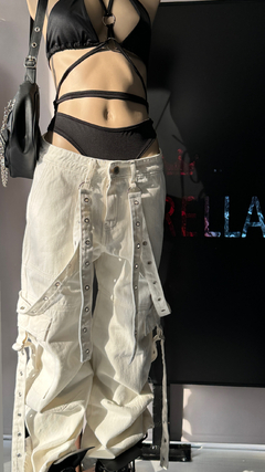 JEANS CARGO WIDE LEG BROOKE 20% off transferencia