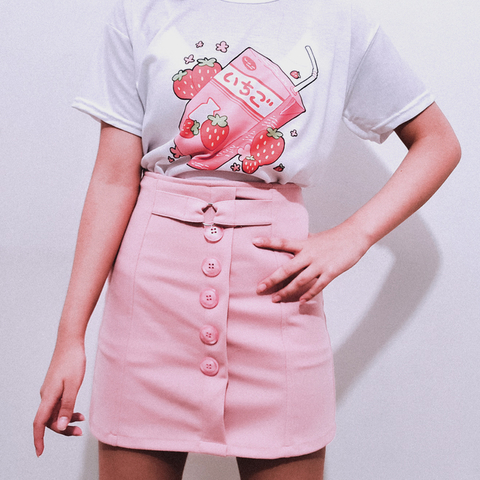 Remera - Strawberry milk