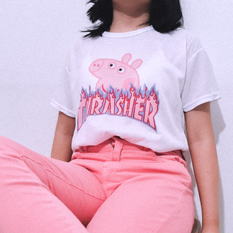 Remera - Peppa pig thrasher