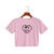 Crop top - Black pink tour characters - All Star Tienda