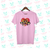 Remera de algodón rosa - chicas superpoderosas - comprar online
