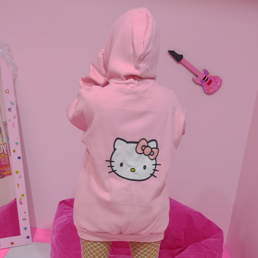Buzo rosa de frisa Hello Kitty All Star Tienda