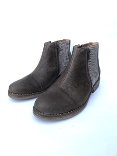 Botas de cuero combinada Gina Ferrari (9011) - comprar online