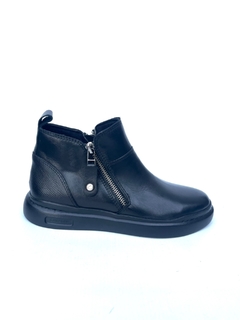 Bota de cuero con cierres Cavatini (41-1262) - comprar online