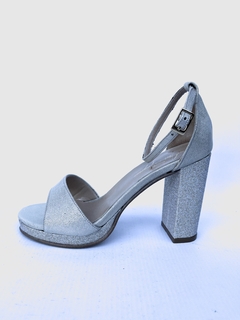 Sandalia de cuero con glitter Abel Mingrino (2914/1952) - comprar online