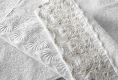Jogo banho/rosto trussardi imperiale bordados 100% algodão - comprar online