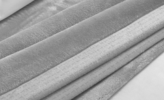 Cobertor Trussardi King Piemontesi Platino 100% Microfibra Aveludado na internet