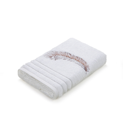 Jogo de toalha trussardi rosto e lavabo villagio branco/marmoré 100% algodão - comprar online