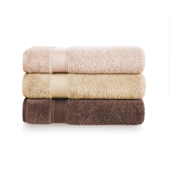 toalha de rosto trussardi egitto elegance soft rose 100% algodão egípcio