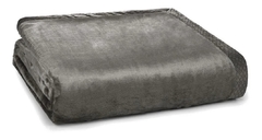 cobertor trussardi piemontesi granel king 100% poliéster aveludado