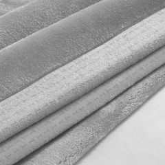 Cobertor Casal Trussardi Piemontesi Platino 100% Microfibra aveludado - comprar online