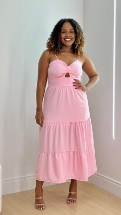 VESTIDO MIDI LISO na internet