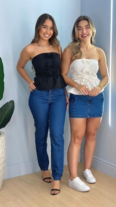 CALÇA MOM LISA