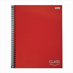 CADERNO UNIVERSITÁRIO CLASS VERMELHO