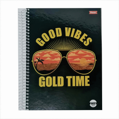 CADERNO UNIVERSITÁRIO FUZY GOOD VIBES - comprar online