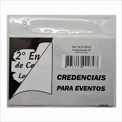 CRACHÁ CREDENCIAL VERTIC 90X116MM COM 50 - comprar online