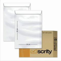 ENVELOPE SACO BRANCO 125X176 COM 250