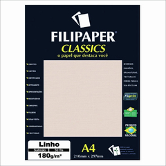 FILIPAPER CLASSICS LINHO SALMÃO 180G A4