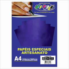 PAPEL LAMICOTE AZUL 250G A4 COM 10