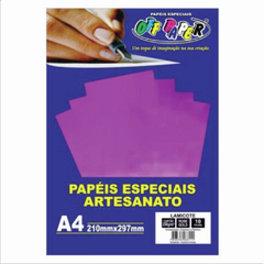 PAPEL LAMICOTE ROSE GOLD 250G A4 COM 10 - comprar online