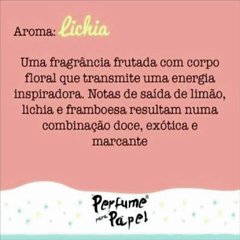 PERFUME PAPEL "LICHIA" 30ML - comprar online