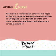 PERFUME PAPEL "LUXO" 30ML - comprar online