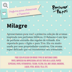 PERFUME PAPEL "MILAGRE" 30ML - comprar online
