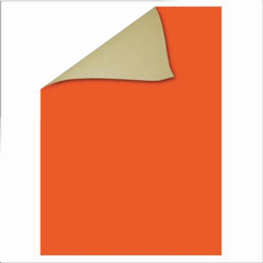 PAPEL CARTÃO 200G LARANJA 48 X 66CM - comprar online