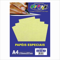 PAPEL FELTRO 30G A4 CREME COM 10 - comprar online