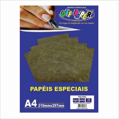 PAPEL FELTRO 30G A4 MARROM COM 10 - comprar online