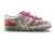 Zapatilla combinable Moleca 5740 209 7800 Blanca con beige, naranja, fucsia